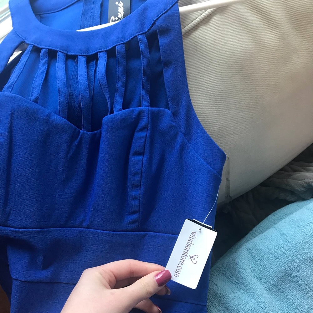 Blue Homecoming dress